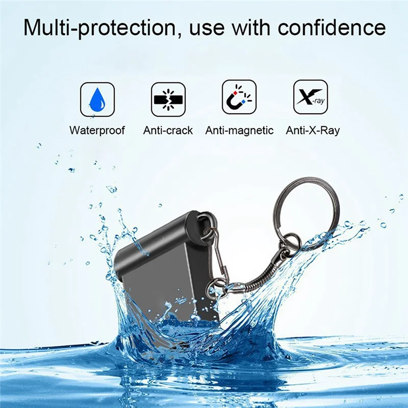 미니 차량용 U 디스크 메모리 스틱, USB 3.0 플래시 드라이브, 외부 저장 메모리, 휴대용 U 디스크, 블랙, 2TB