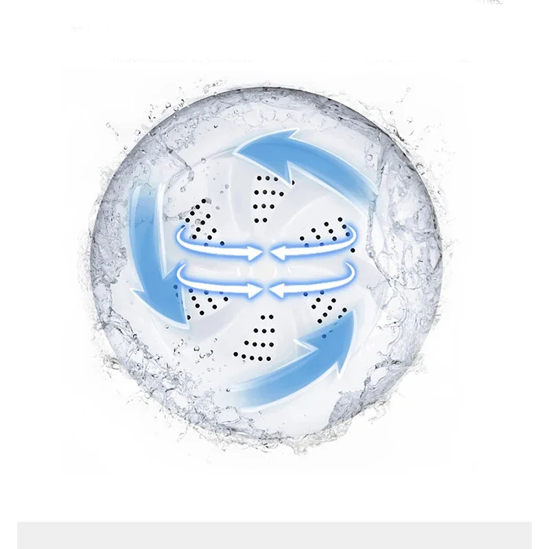 가정용 220v 휴대용 초음파 클리너 블루 라이트 항균 세탁기 건조기 속옷 아기 옷 미니 세탁 Ma