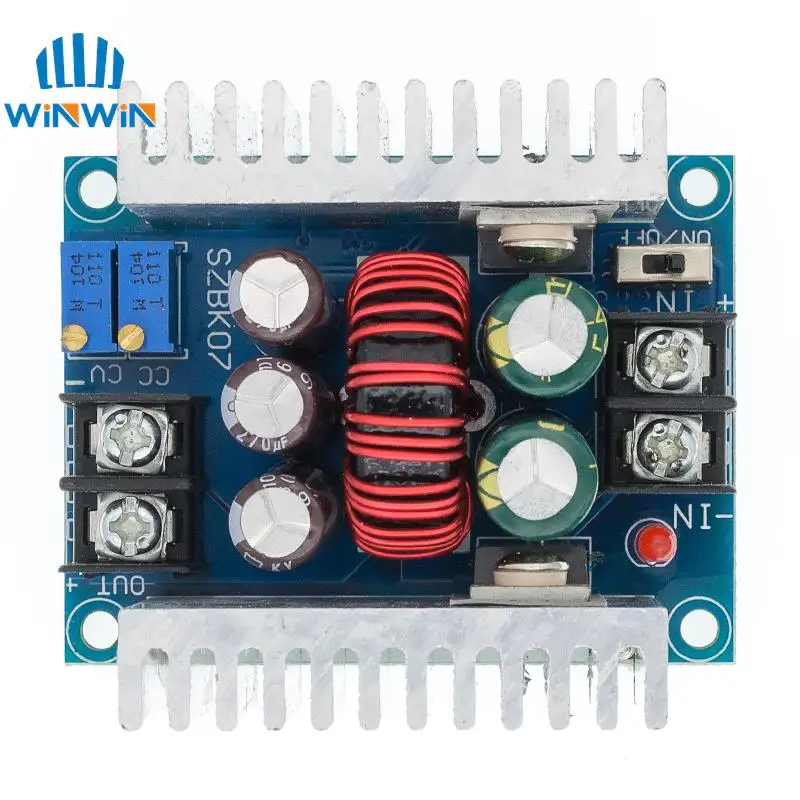 300w 20a DC-DC Buck-Wandler Step-Down-Modul Konstant strom LED Treiber Power Step Down Spannungs modul Elektrolyt kondensator