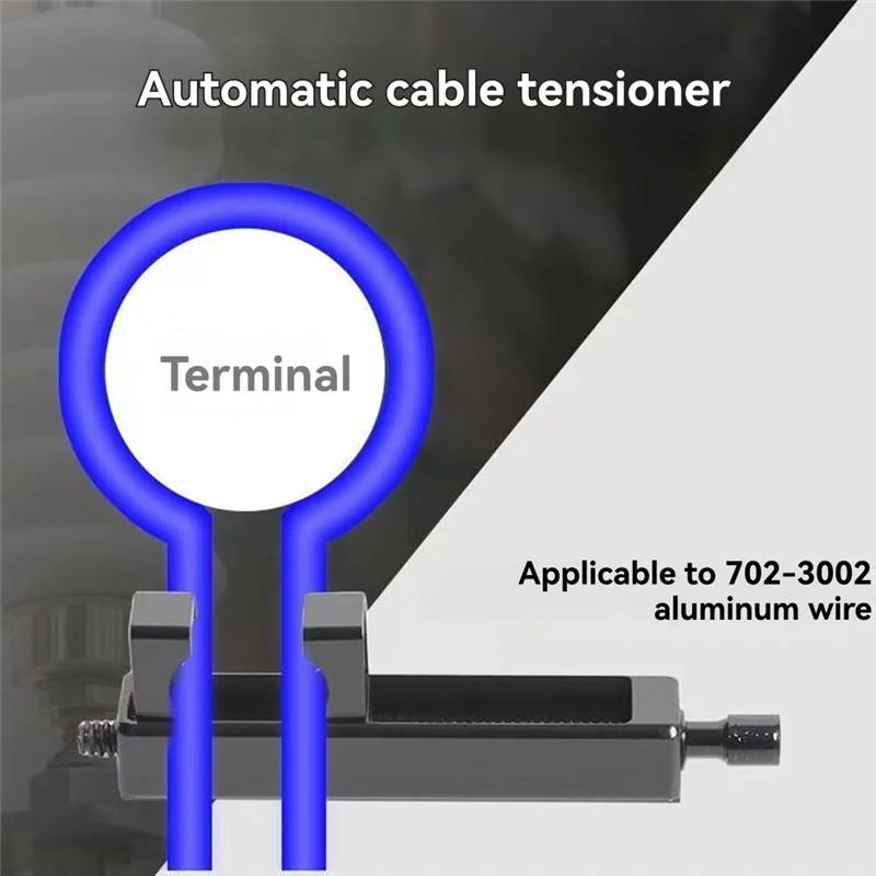 

LLCS-Electric Wire Clamp Universal 702-3002 Aluminum Wire Tightener Electric Wire Fastener