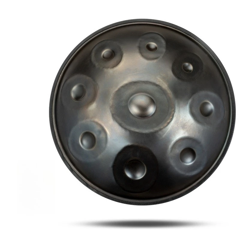 

Hooqu Bluestone Mini Version Small Hand Disc Drum Handpan Steel Drum Flying Saucer Ethereal Steel Tongue