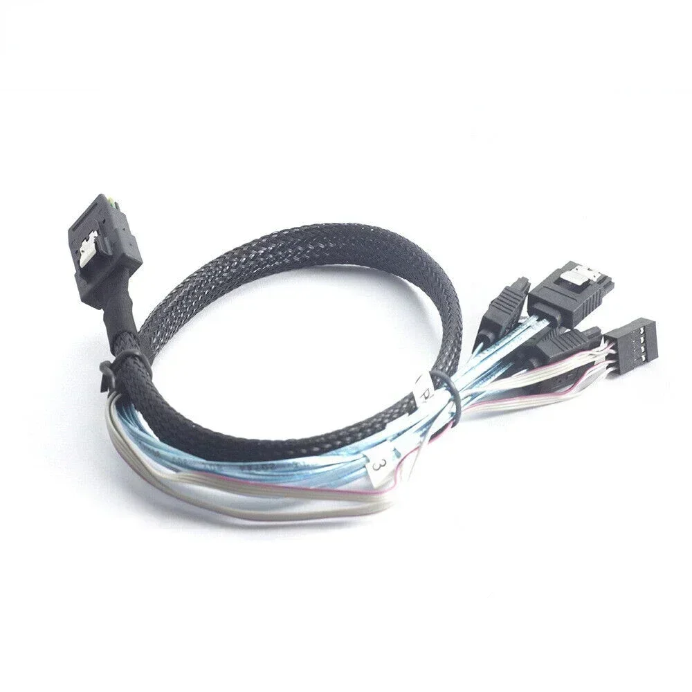 

MINI SAS SFF-8087 to 4 Ports SATA server high-speed connection cable