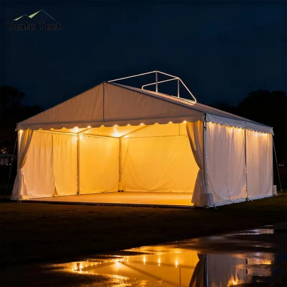 Small Garden Marquee Tent, Multifunctional Shelter for Wedding Ceremony, Party, Temporary Reception Storage Use
