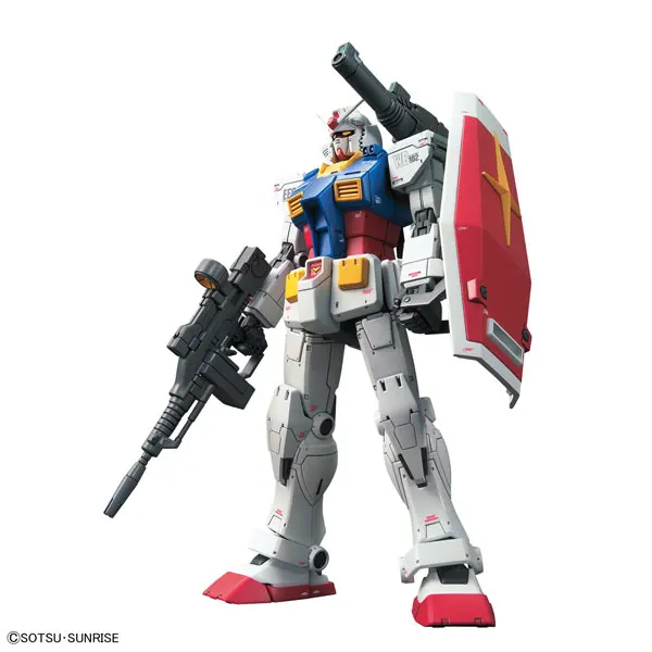 Bandai HG Mobile Suit Gundam GTO 1 Vs. 144 RX-78-2 Yuan Zumovable Doll Tabletop Case Display Boy's Birthday Gift