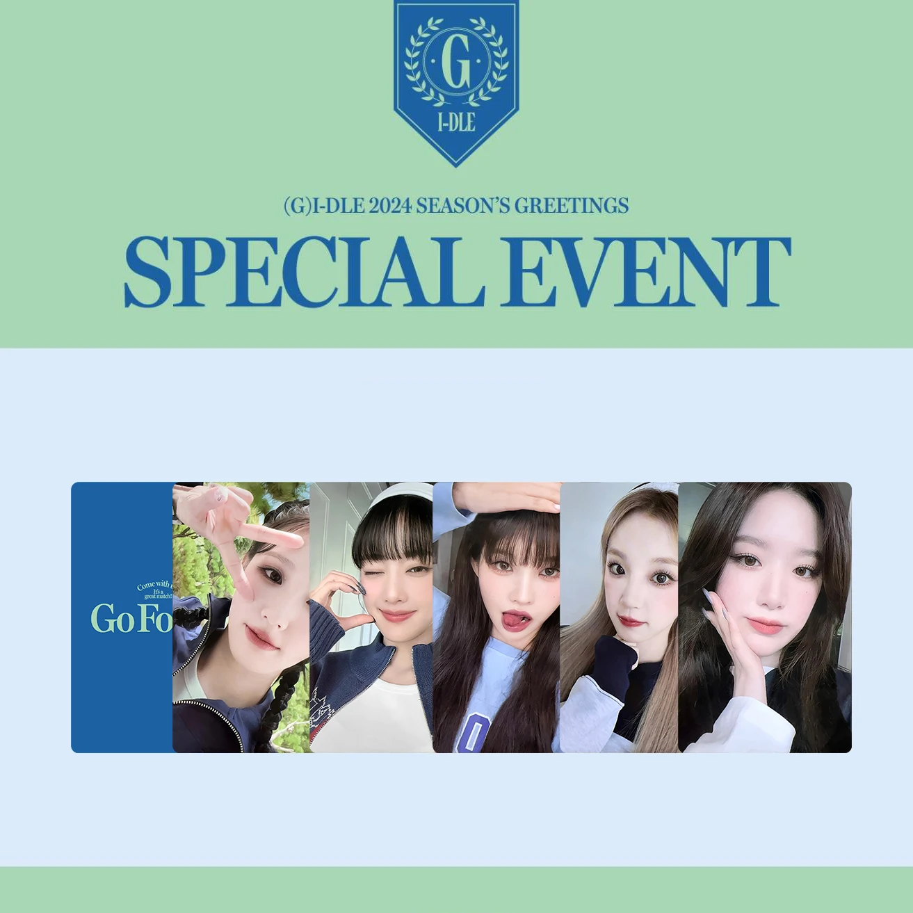 Gidle Korean Girl Group 2024 Calendar K4 Special YUQI MIYEON SHUHUA SOYEON Minnie Peripheral Small Cards