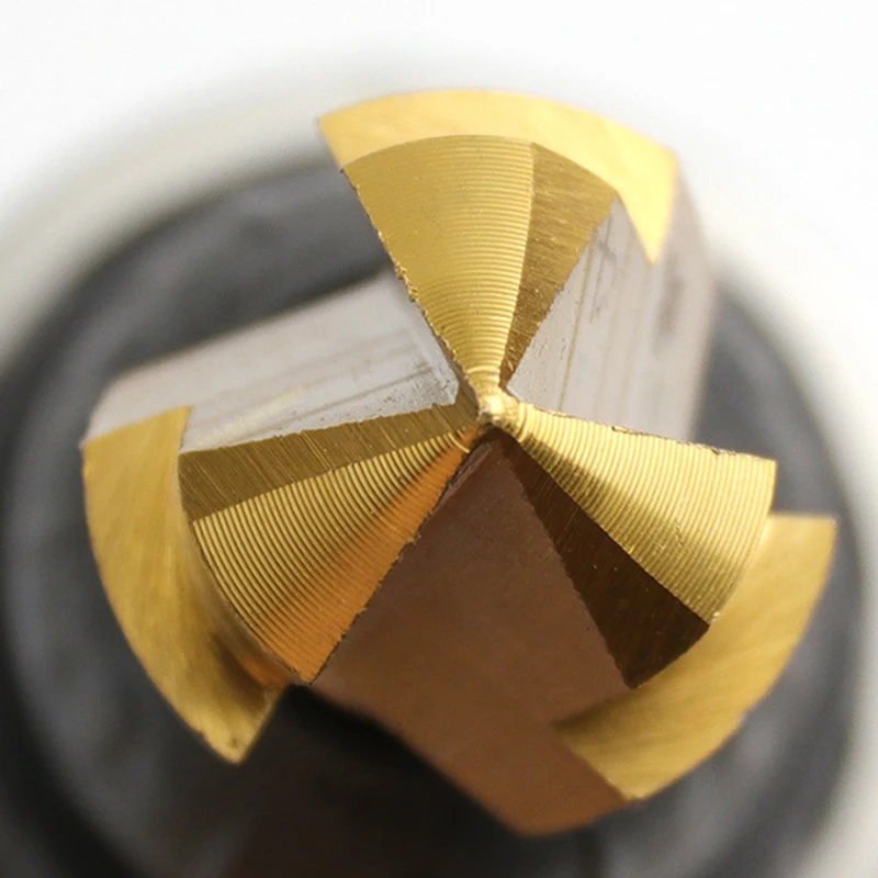 Broca de elevación mejorada chapada en titanio PPR de tres hojas, mango Hexagonal, herramienta de reparación de tuberías de perforación de tuberías de agua