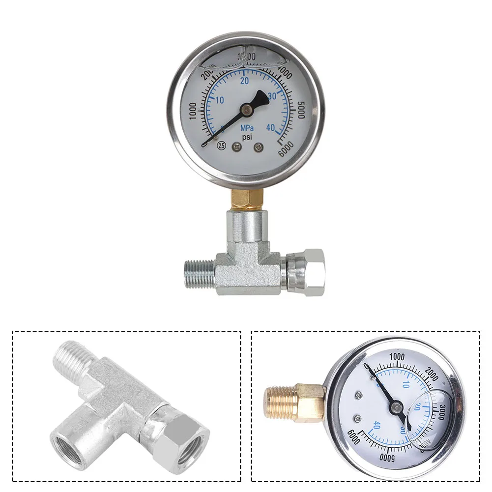 Conjunto de medidor de pressão com construção de aço inoxidável para pulverizadores de tinta mal ventilados para modelos 440 540 e 640