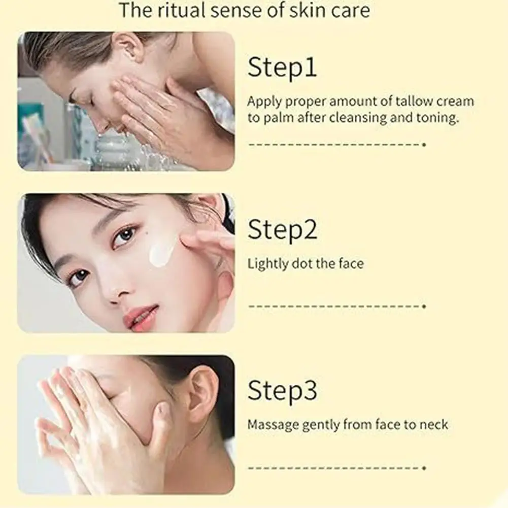 1 قطعة لحم البقر Belano كريم بلسم طويل مغذي عميق ترطيب طويل الأمد ترطيب تنعيم العناية بالبشرة الطبيعية