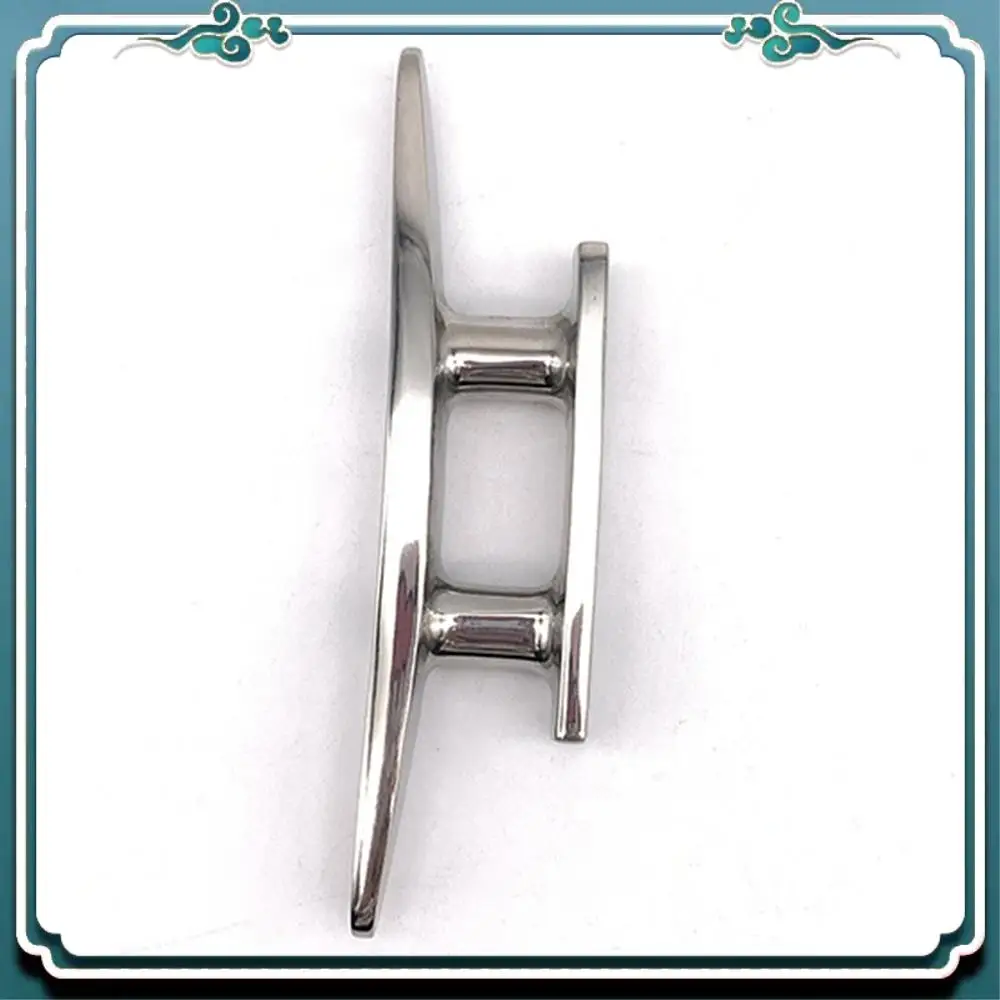

Reliable 316 Stainless Steel Polished Combo Mooring Cleat 2 Hole Hardware Boat Cleats For Marine Boat Deck Rope Tie Yacht