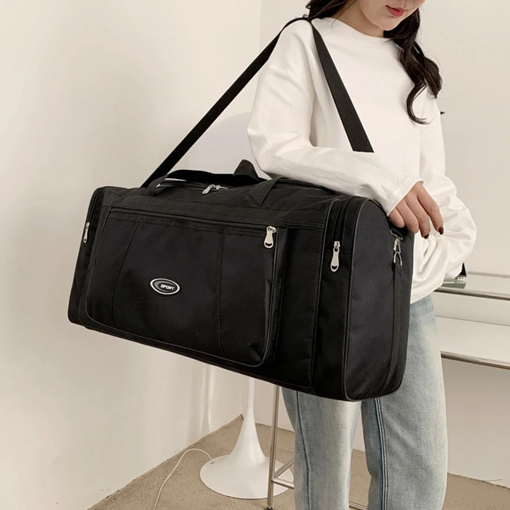 حقائب أكسفورد للفصل الجاف والرطب، حقائب رياضية محمولة ذات سعة كبيرة، متعددة الوظائف، سحابات جانبية مقاومة للاهتراء للسباحة أثناء السفر #2