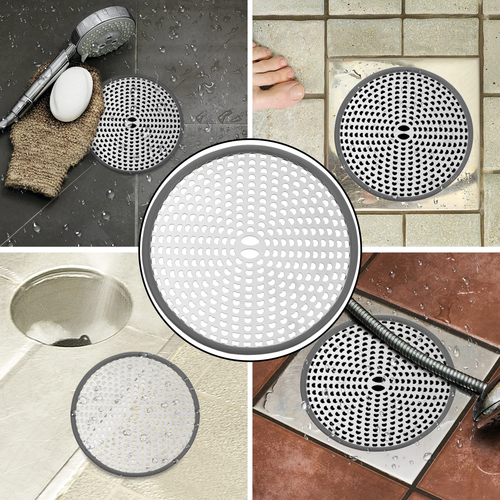 

Sink Filter Cover Stainless Steel Fine Mesh Strainer For Kitchen Bathroom Drain Anti-Block Tool Floor Drain Cover