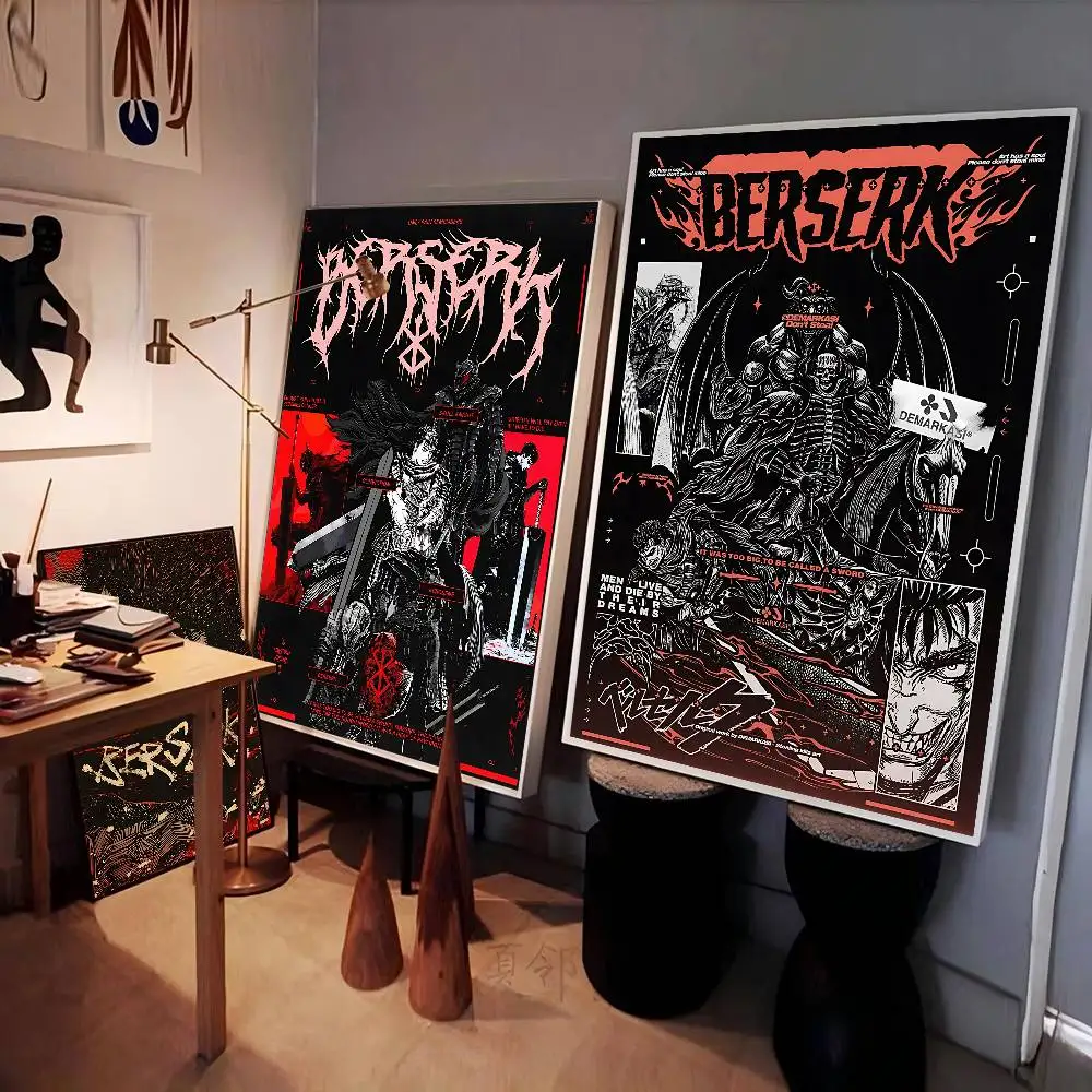 Berserk Anime Classic Movie Posters HD Quality Poster Wall Art Painting Study Nordic Home Decor