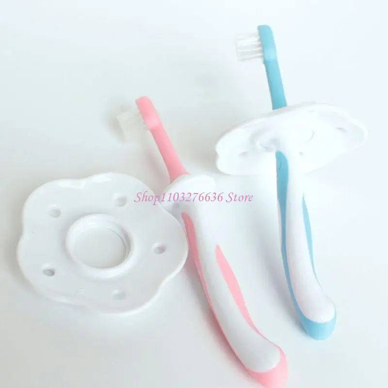 غطاء أمان للتدريب على فرشاة أسنان الأطفال R6FD، ناعم وصحي، للعناية بالأطفال الصغار