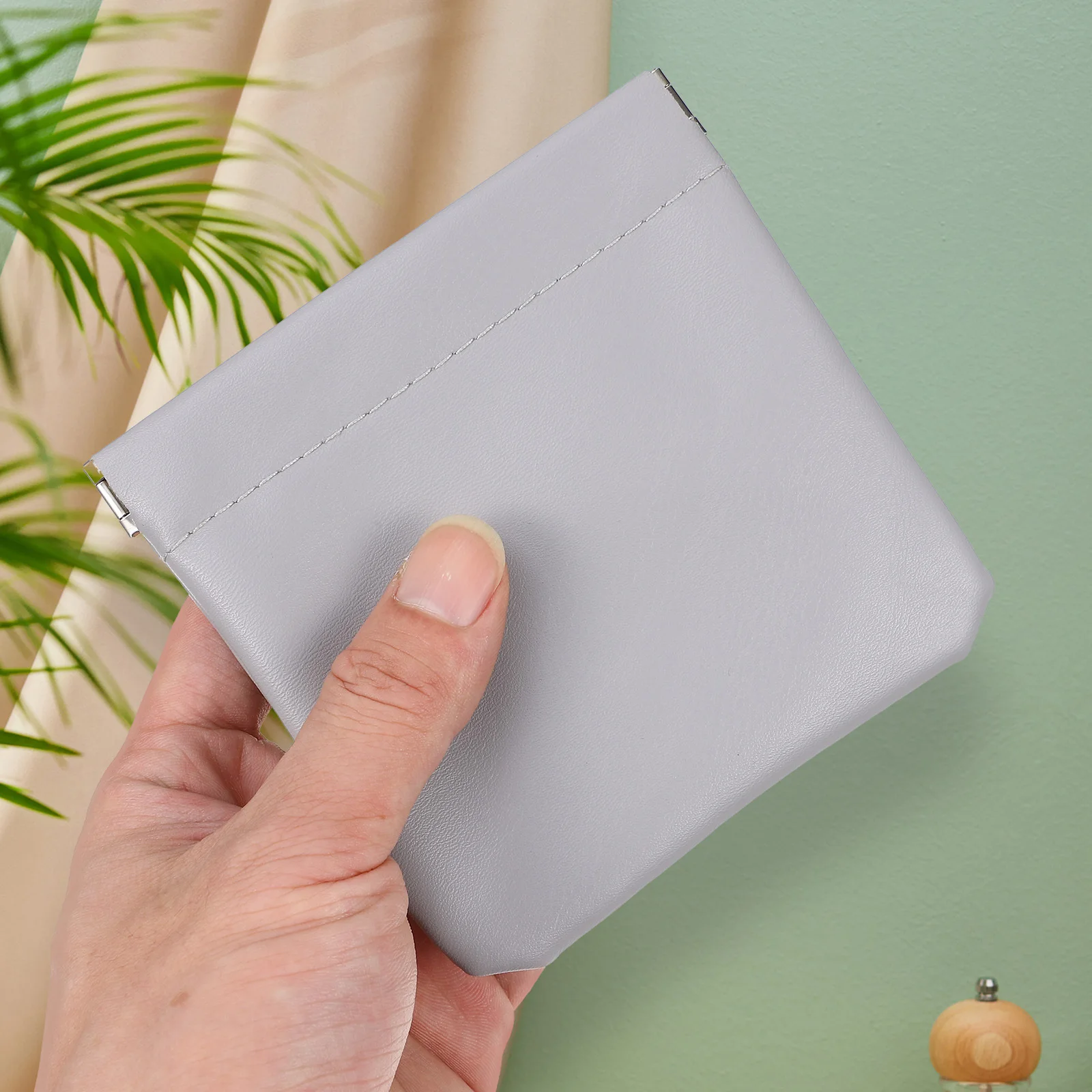 

2Pcs Jewelry Storage Bags Small Pouches No Zipper Squeeze Top Travel Makeup Organizer Mini Purse Essentials