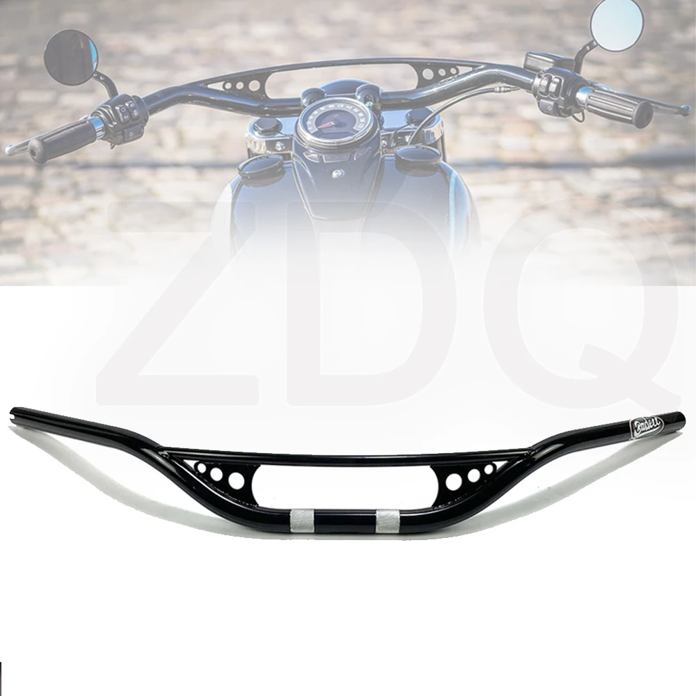 1 inch Motorcycle Customizable Hollywood Handlebars or Harley Dyna Soft tail slim Fat Boy Breakout Street Bob XL1200N XL883N