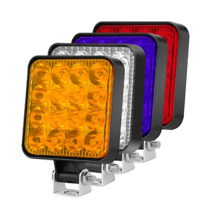 Spotlight Working Light 12v 1PCS 48w 16LED ABS+LED Accessories High Intensity Truck Off Road Tractor Waterproof Replacement 1PC