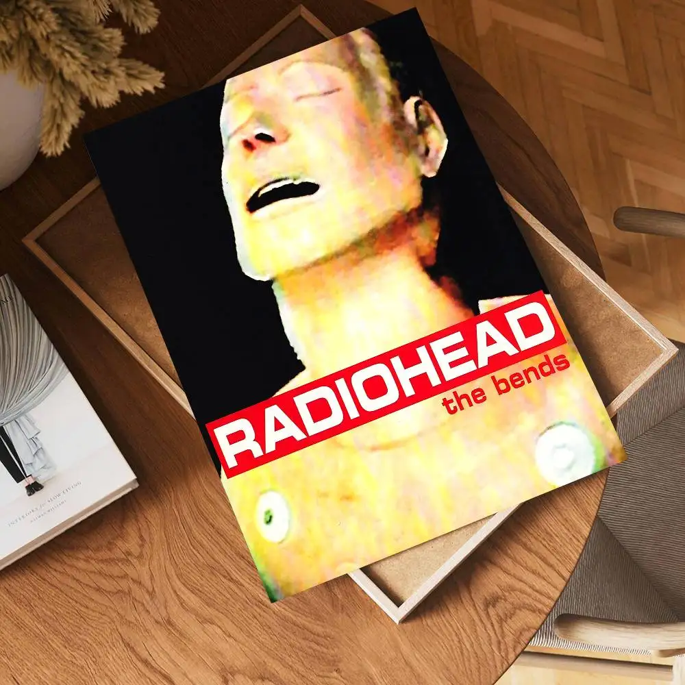 Rock Band R-Radiohead DIY Sticky Poster Waterproof Paper Sticker Coffee House Bar Stickers Wall Painting