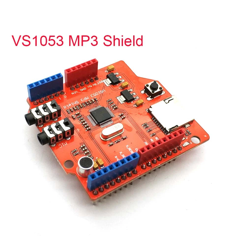 VS1053 VS1053B reproductor MP3 de Audio estéreo, módulo de placa de desarrollo con ranura para tarjeta TF para Arduino