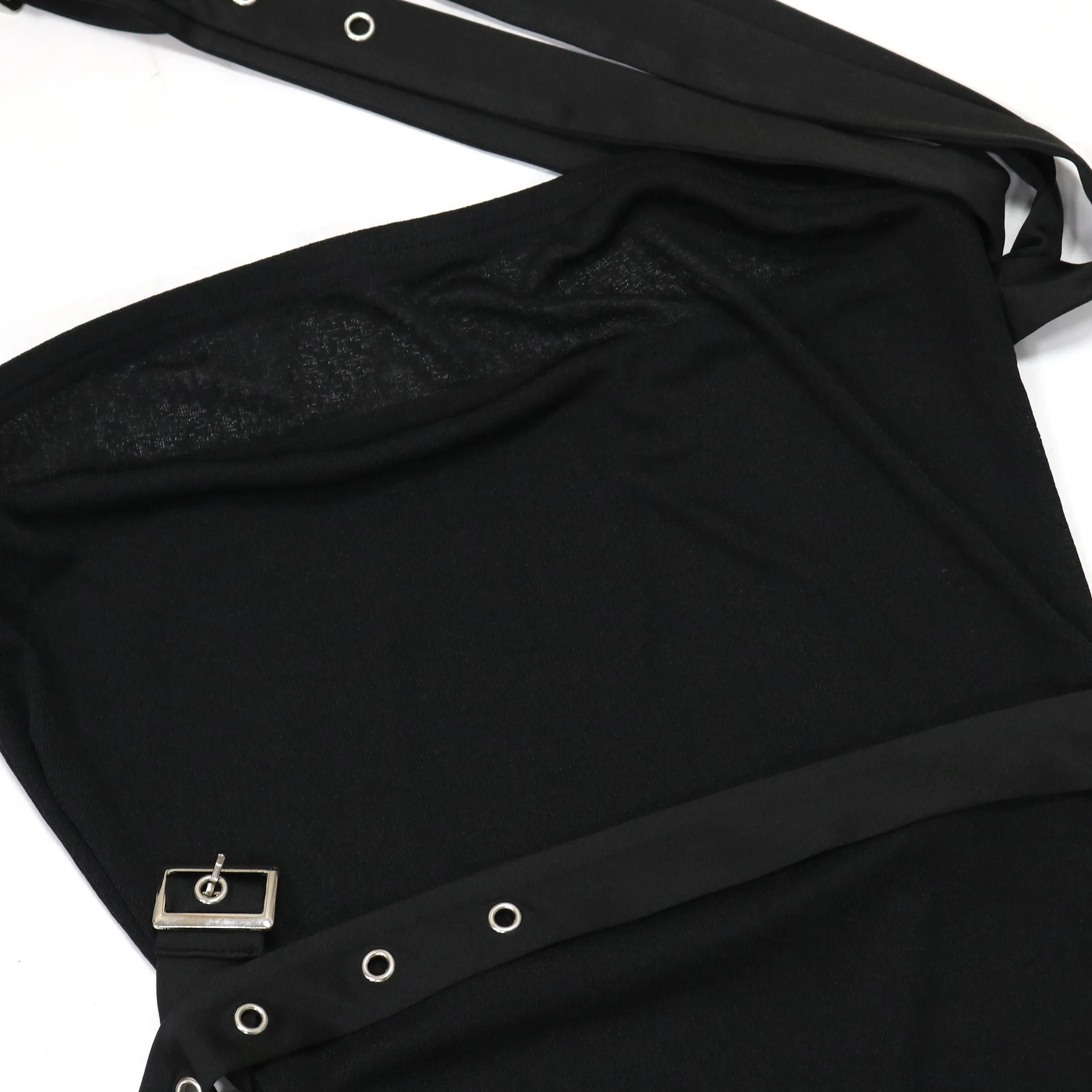 Pinepear ชุดบอดี้คอนแขนกุดผู้หญิงมีสายคาดเอวชุดเดรสปาร์ตี้แบบไม่สม่ำเสมอชุดมินิเดรสไนท์คลับเซ็กซี่