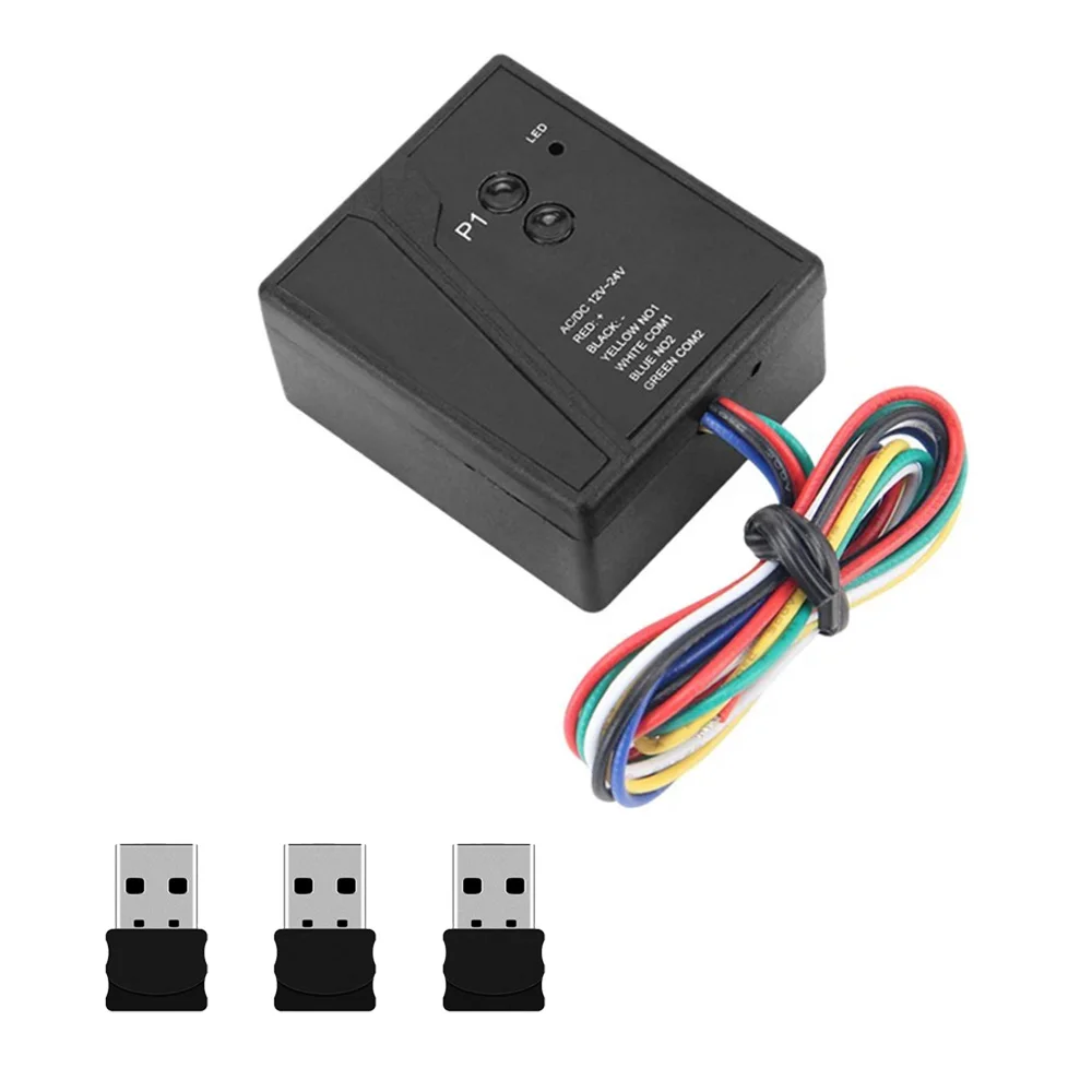 جهاز استقبال فتح باب المرآب عن بعد 2.4G اتصال بلوتوث ذكي، جهاز إرسال واستقبال نظام التحكم في الوصول بمنفذ USB #1