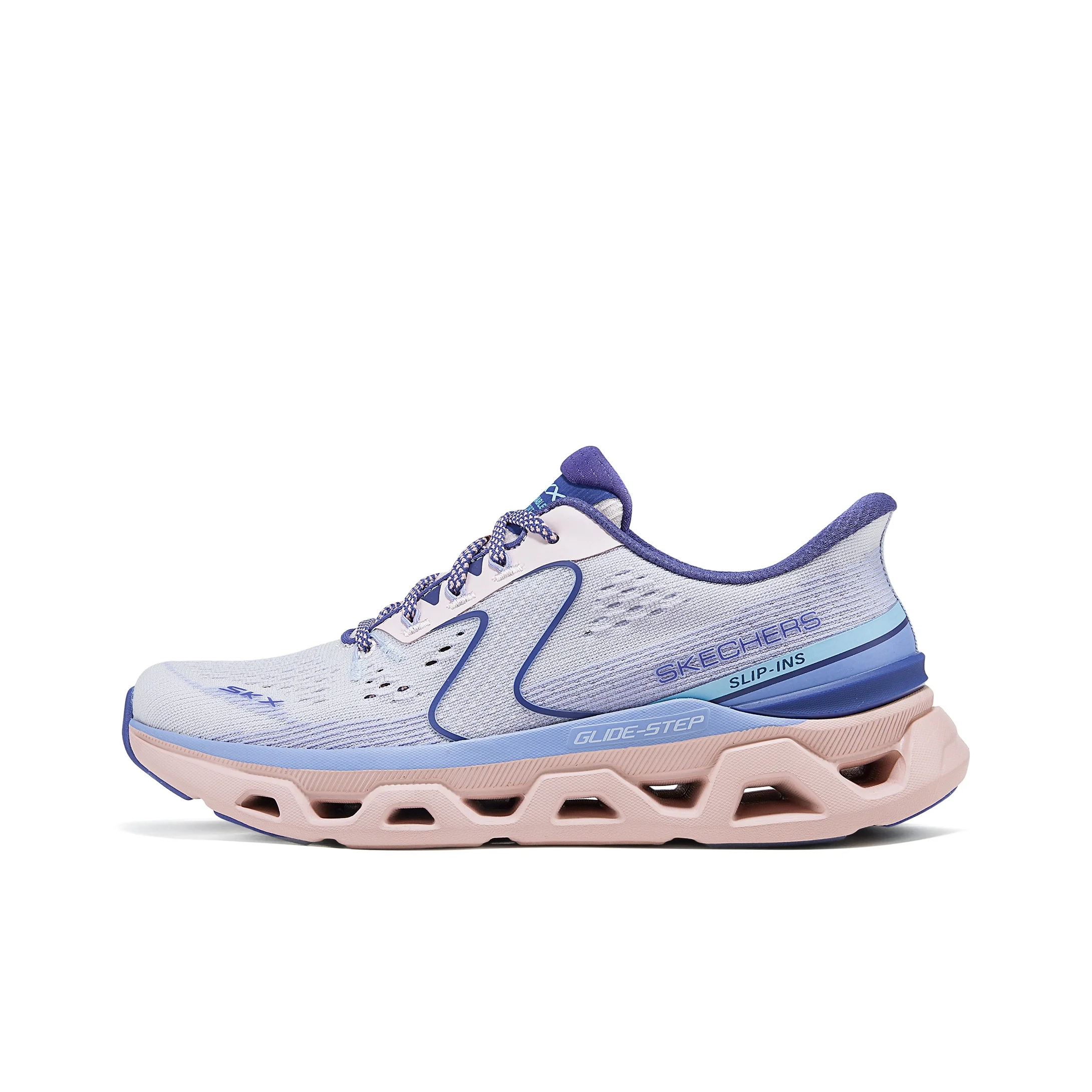 Skechers SPORT WOMENS Low top Casual Shoes Women's Pink Blue 150512-PKBL