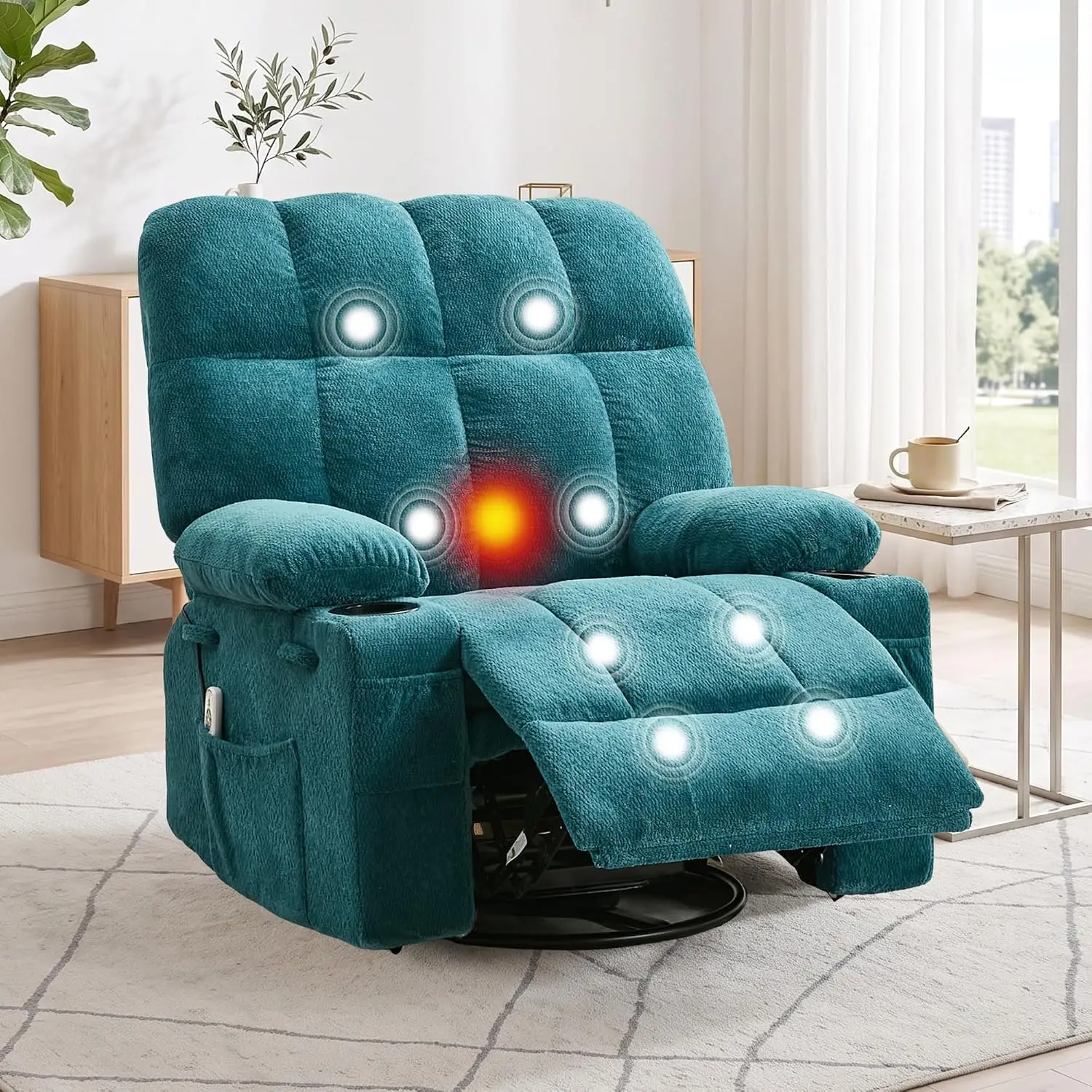 Oversized Massage Recliner 11