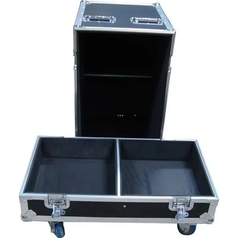 Standard Waterproof Shockproof Highway Rack Black Power Amplifier Audio Equipment Case