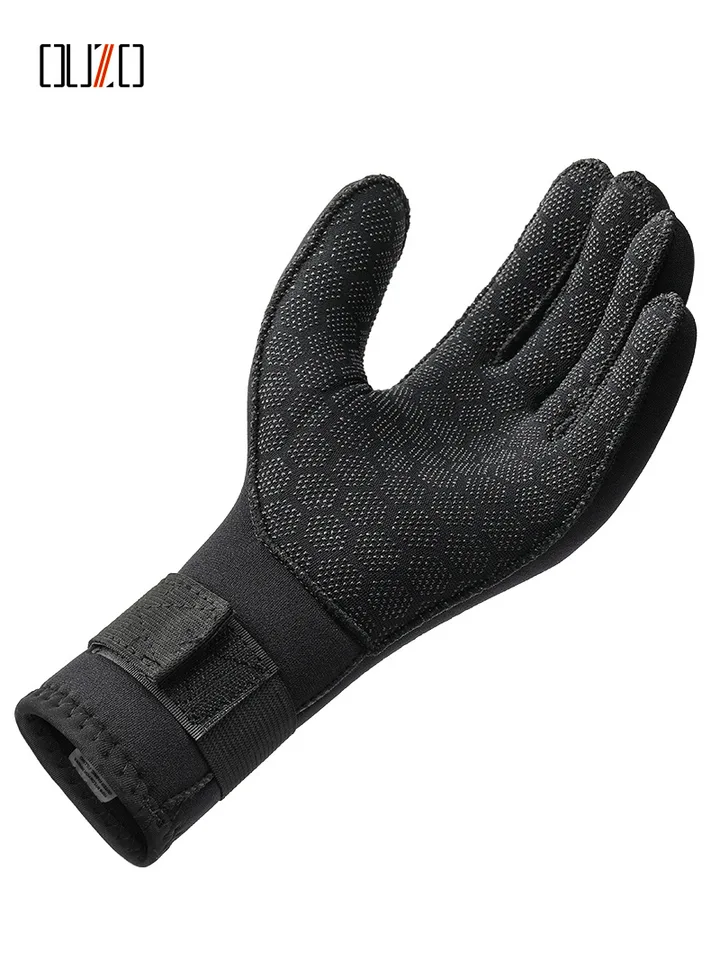 Guantes De Neopreno De 2 Mm Para Deportes Acuáticos – Antideslizantes, Cálidos Y De Cinco Dedos – Ideales Para Buceo, Snorkel, Kayak Y Pesca – Varios Colores Y Tallas Disponibles