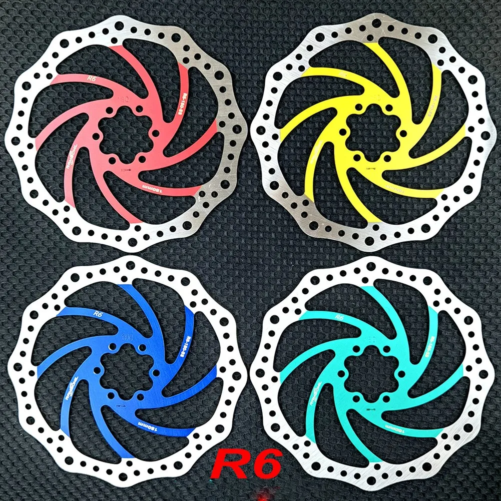 MTB Bike Rotor Bicycle Floating Rotor, 160/180/203MM Disc Brake Rotor, Dense Hollow Design, Suitable For Long Distance Riding