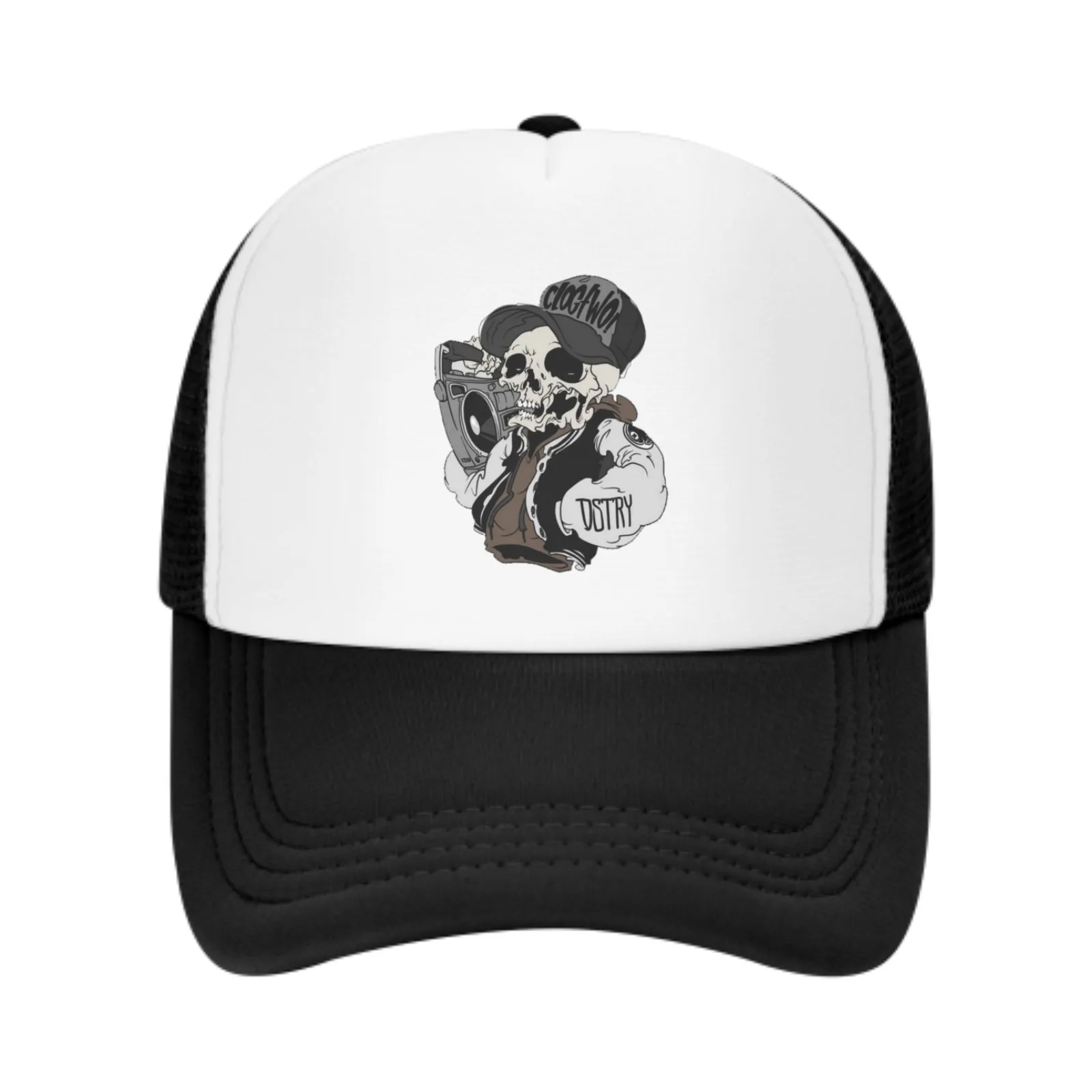 Gorras de béisbol con calavera para hombre y mujer, sombrero de sol ajustable, sombreros de camionero casuales, pesca, actividades al aire libre, regalos de papá