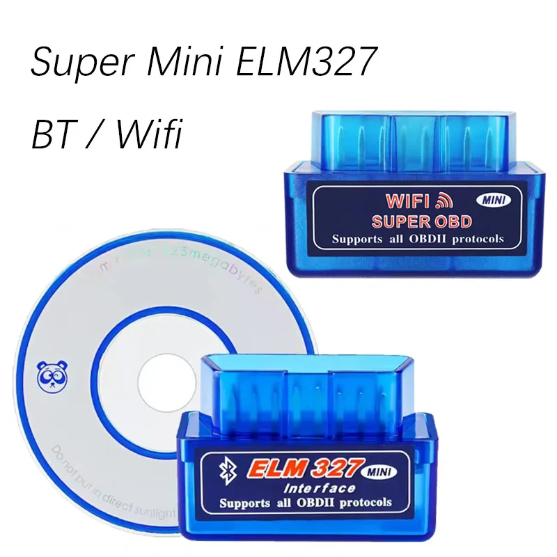 Mini Bluetooth ELM327 V2.1 V1.5 Auto Scanner Wifi ELM 327 V2.1 V1.5 Code Reader OBD2 Car Diagnostic Tool OBDII On Android IOS