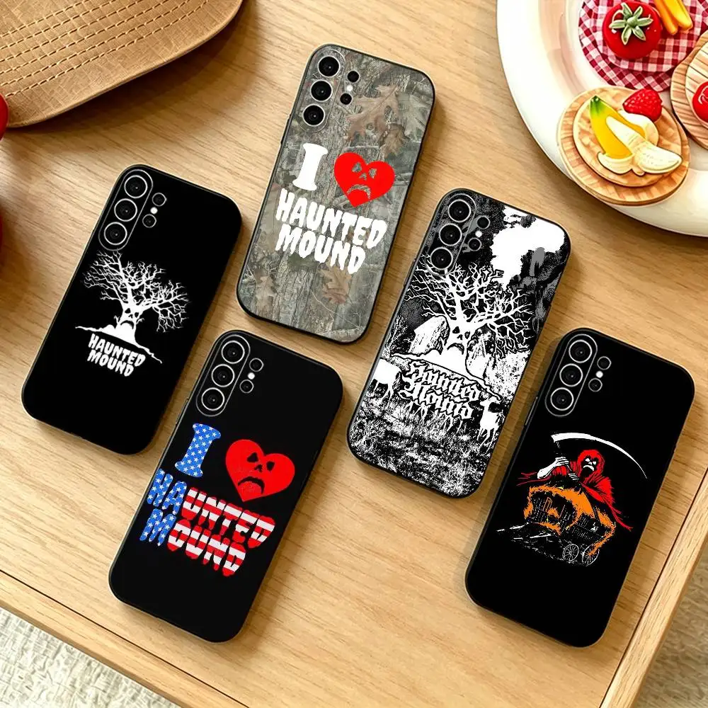 

H-Haunted Mound S-Sematary Phone Case For Samsung S25,S24,S21,S22,S23,S30,Ultra,S20,Plus,Fe,Note,10,9,5G Black Cover