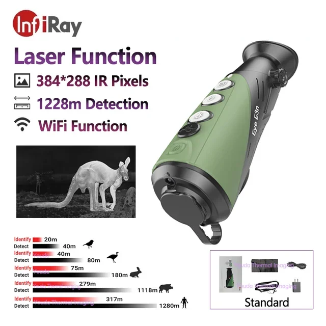 InfiRay Thermal Camera Eye E3N Night Vision Outdoor Monocular Telescope Observation Infrared Thermal Imager