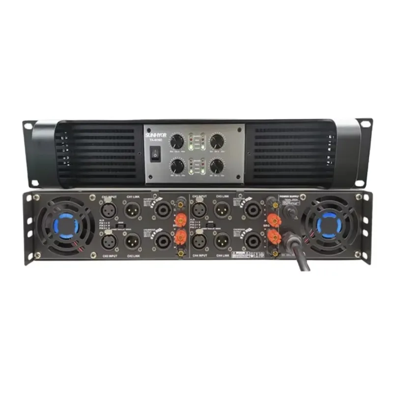 OEM китайский завод 4-канальный профессиональный аудиоусилитель мощности с медным трансформатором