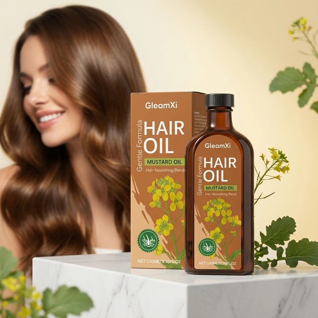 Scalp Moisturizing Hair Oil - Nourishes hair, keeps scalp hydrated, smooths dry and rough ends, and adds volume