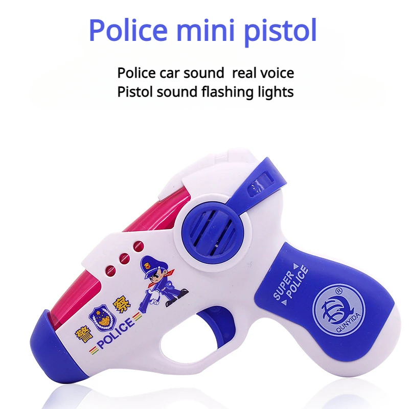 

Baby Toys Small Pistol Simulation Gun Sound Electric and Light Gun Baby Educational Birthday Present Parent-Child Interactive