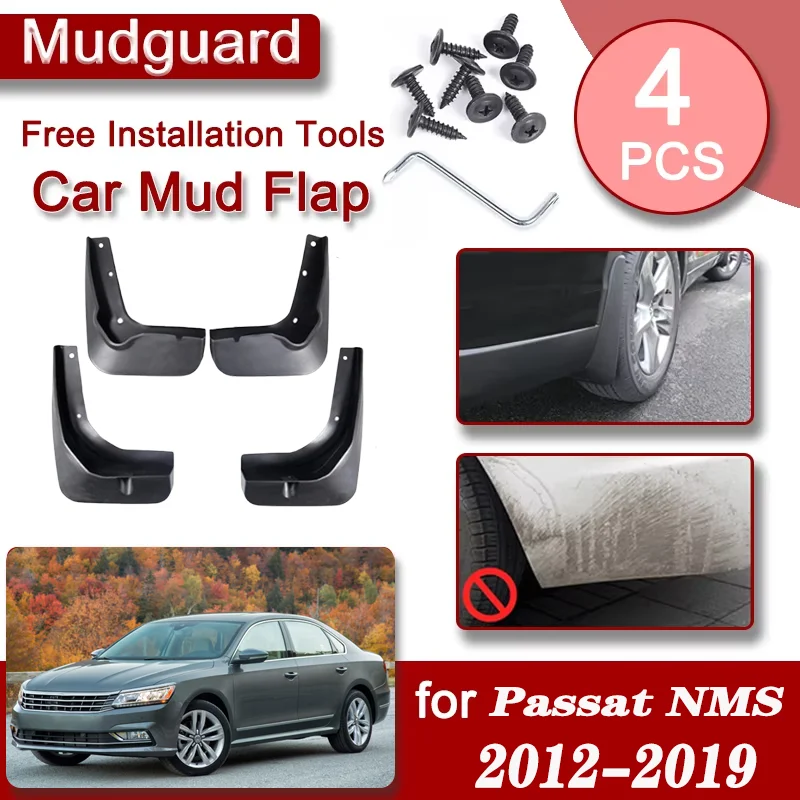 

Car Front Rear Mudguard For Volkswagen VW Passat NMS A32 A33 2012-2019 Accessories Luxury Fenders Mudguards Mudflap Splash Guard