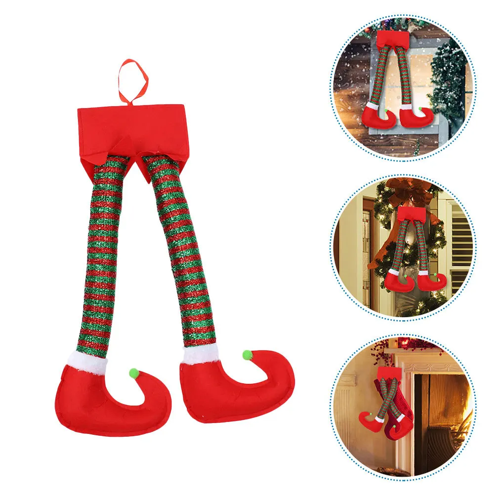 

1Pcs Xmas Legs Hanging Decoration Funny Christmas Party Supplies Unique Design Mysterious Atmosphere Stylish Home Decor