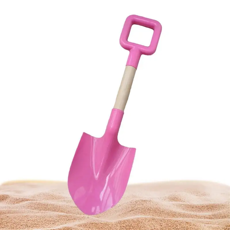 

Wooden Shovel Toy Snow Scoop Garden Backyard Planting Tools Travel Beach Toy Sturdy Wooden Handle Colorful Children Beach Sand