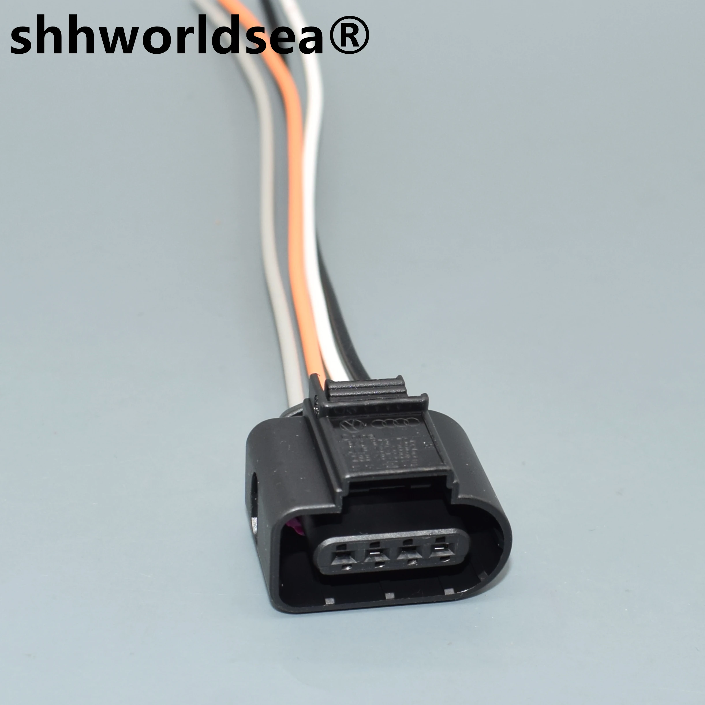 shhworldsea  4 Pins 8K0973704 Auto Plastic Housing Connector Automobile Intake Pressure Sensor Sealed Wiring Socket For VW Audi