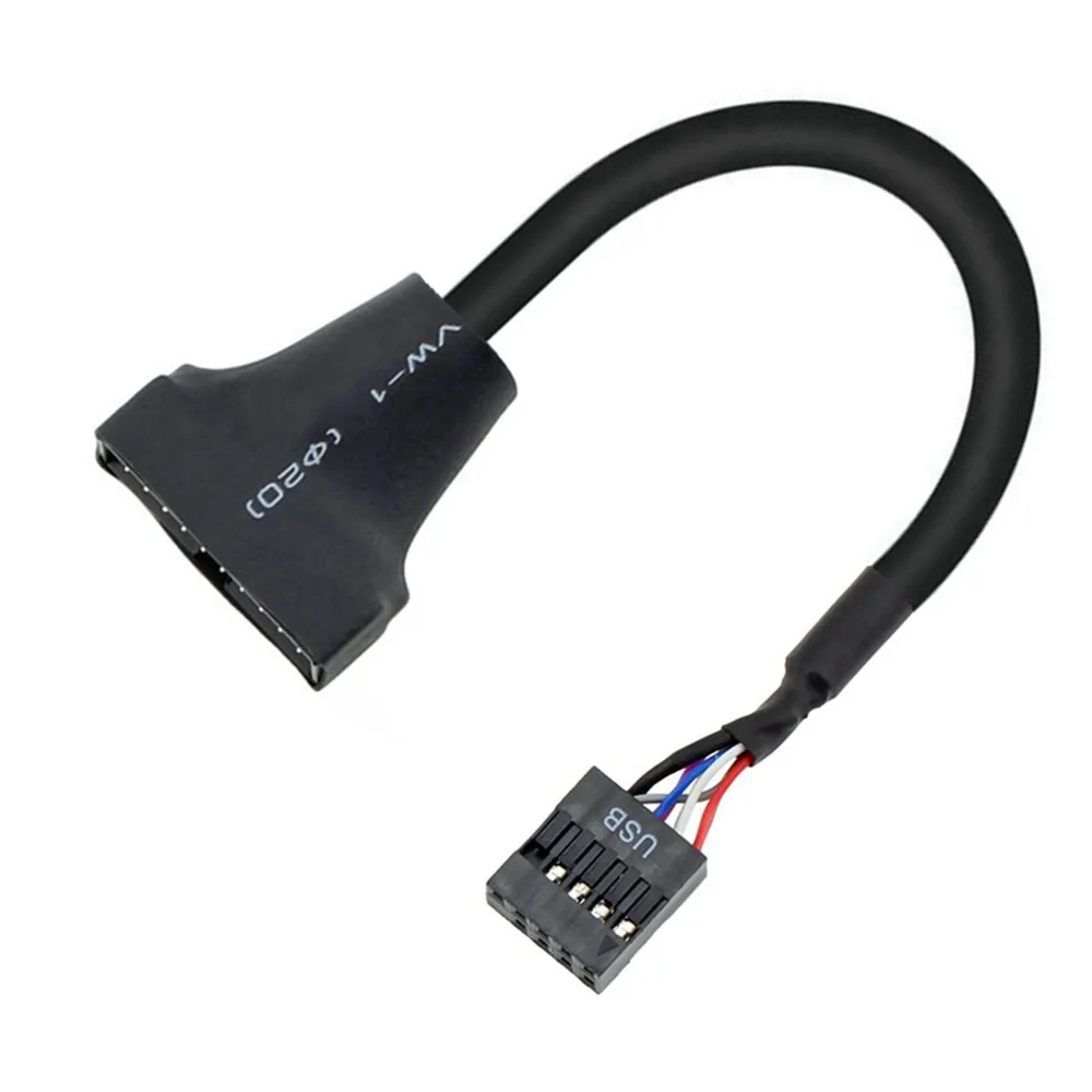 

Motherboard Header Adapter Cord High Quality 1Pcs 20 Pin USB 3.0 Female To 9 Pin USB 2.0 Male For Computer PC Adapter Cord