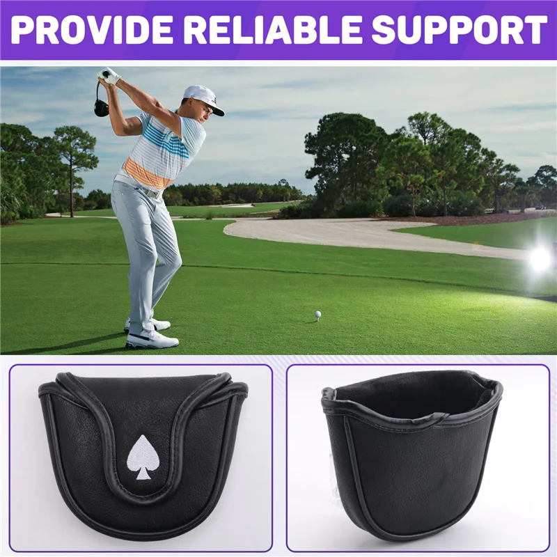 

RTSHE-Putter Cover головной убор молоток клюшка головной убор магнитный защитный чехол для клуба подходит для подарка для мужчин игроков в гольф