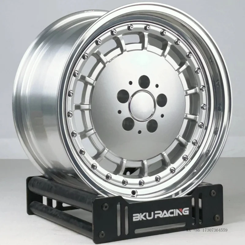 Bku 2 Piece 5x112 Forged Wheels for Mercedes Benz 190E W126 W140 W201 W123 280SE W124 C126 Custom 17 18 Inch Classic Alloy Rims
