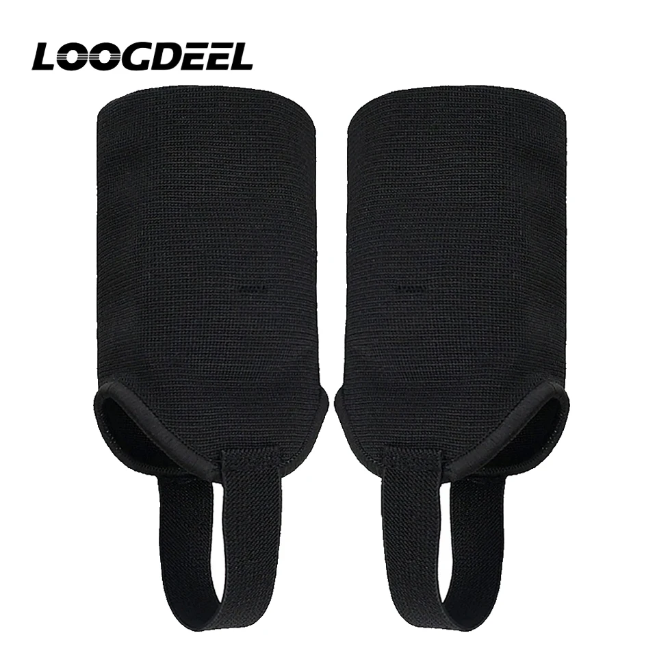 

Loogdeel 1 пара бандаж для лодыжки, защита от столкновений, двухсторонние подушечки, футбольная подушечка для поддержки лодыжки, спортивные щитки для лодыжки