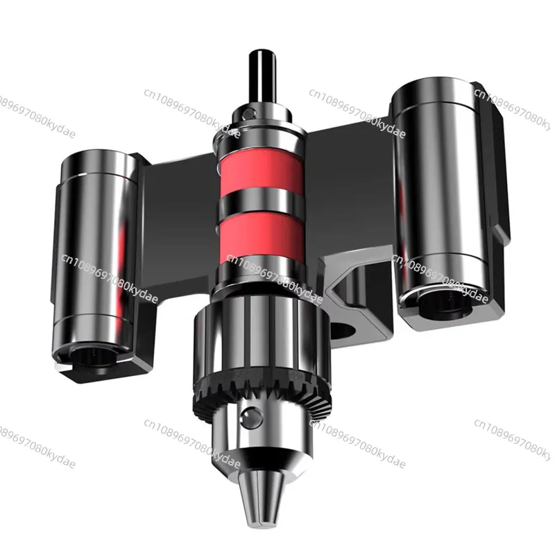 For drilling in wood, aluminum profiles and angled angles - Versatile vertical drilling and tapping guide with graduations