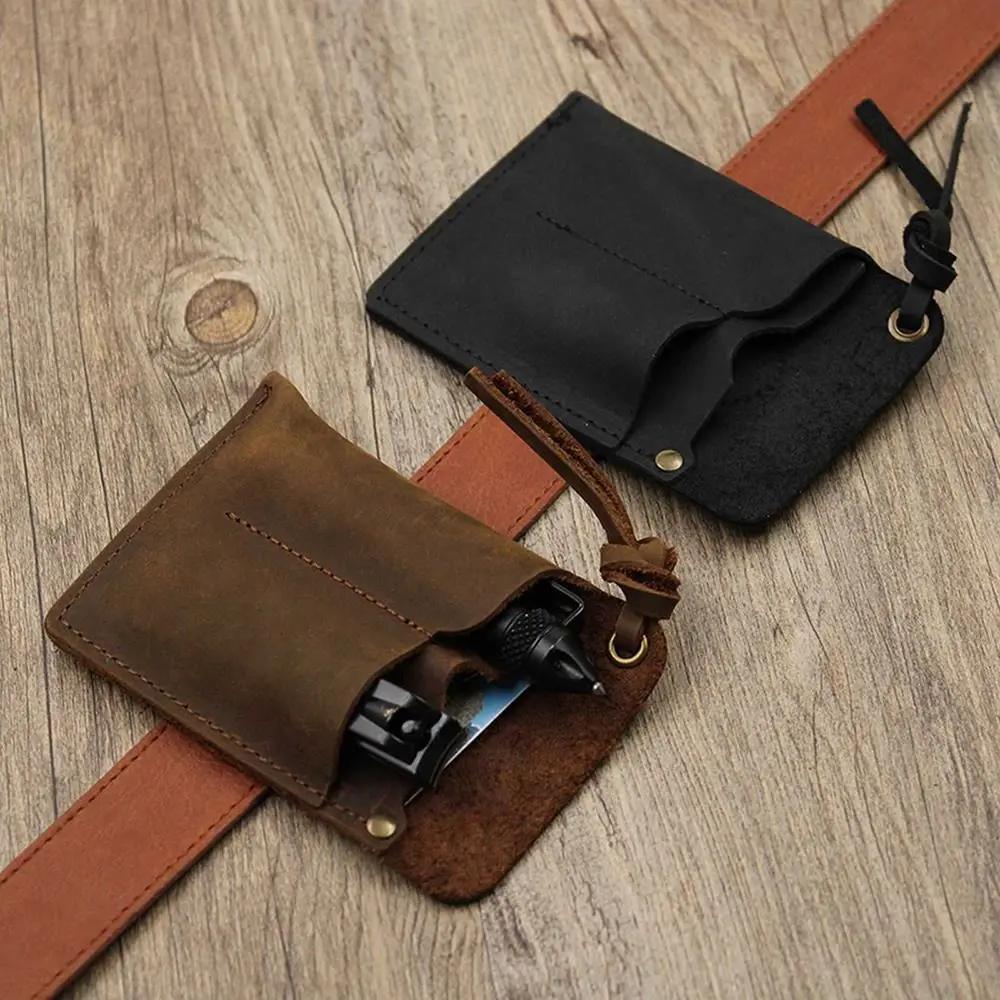 

Поясная тактическая сумка, прочный кожаный Органайзер для инструментов для улицы, гаджет, инструмент для ежедневного использования