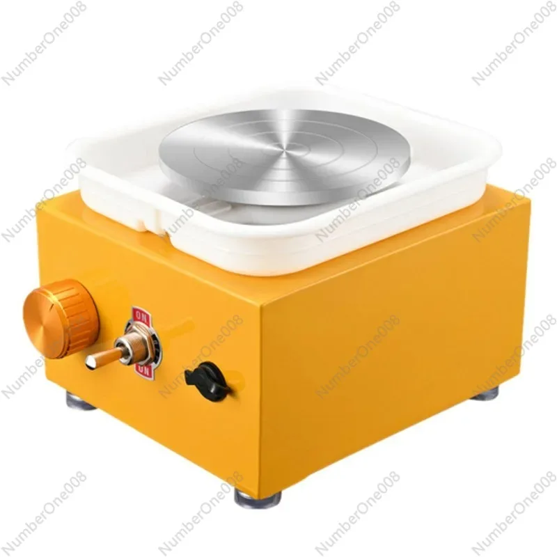 

Mini Pottery Wheel Machine with 10CM Turntable Ceramic Clay Tool Pottery Forming Working Electric Pottery Machine Children