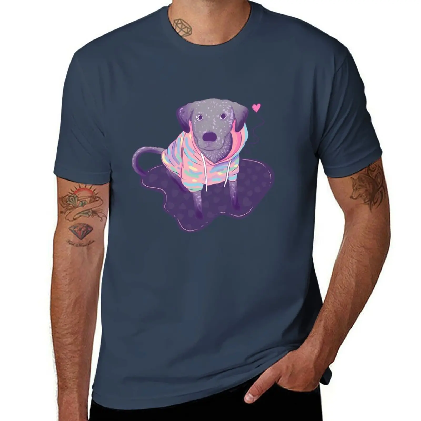 

Cute puppy T-Shirt t shirt man casual t shirts for man cotton funny T-Shirt