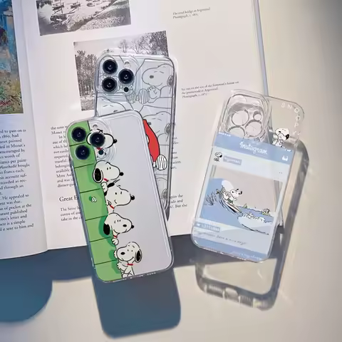 Cute Lovely Snoopy Phone Case For Infinix Tecno Spark 30C 20C 10C 10 20 Pro GT 20 Pro Camon 19 20 30 40 Pro Pova 3 4 5 6 7 Cover