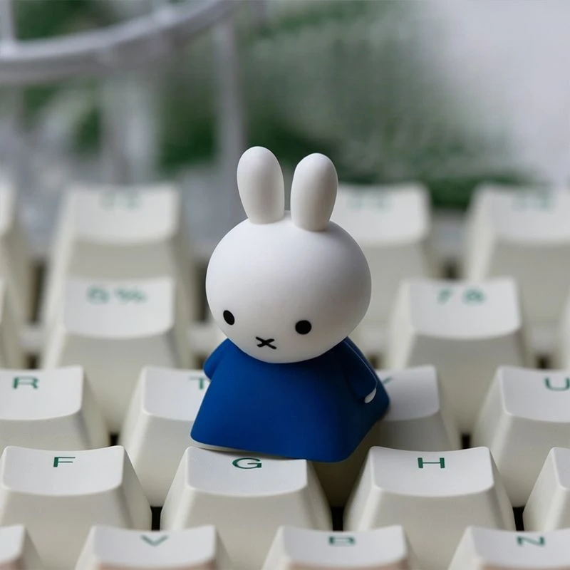 Miffy Keycaps Cute Machinery Keyboard ESC Sweet Lovely Kawaii Cartoon Personality Interesting Little Fresh Versatile Gift 2026 view 4
